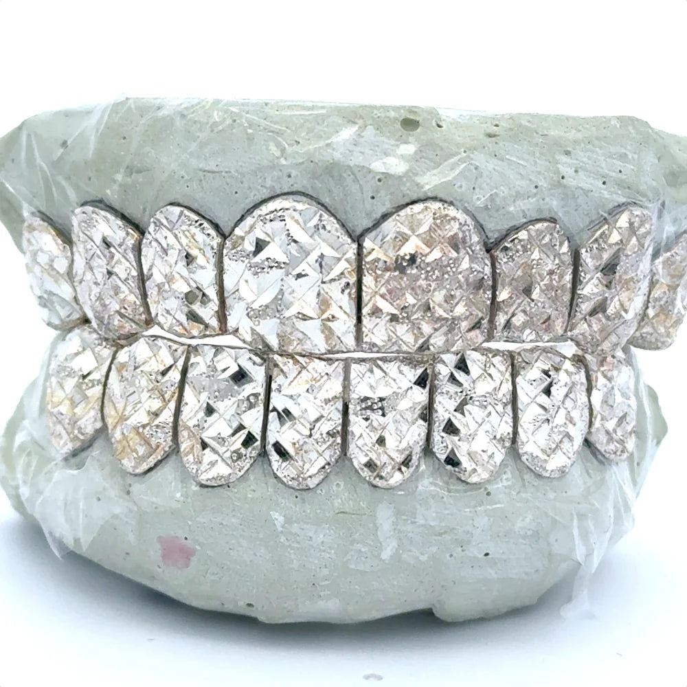 Mirror Cut Grillz and Diamond Dust