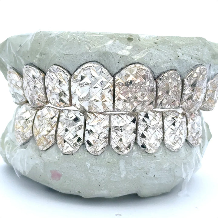 Mirror Cut Grillz and Diamond Dust