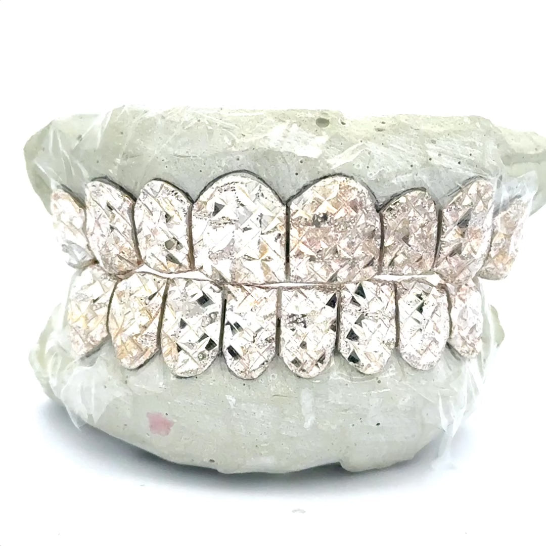 Mirror Cut Grillz and Diamond Dust